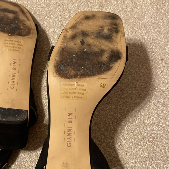 Gianni Bini Black Strappy Heels - Picture 5 of 5